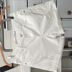 Universal Thread White Jeans Shorts Size 2